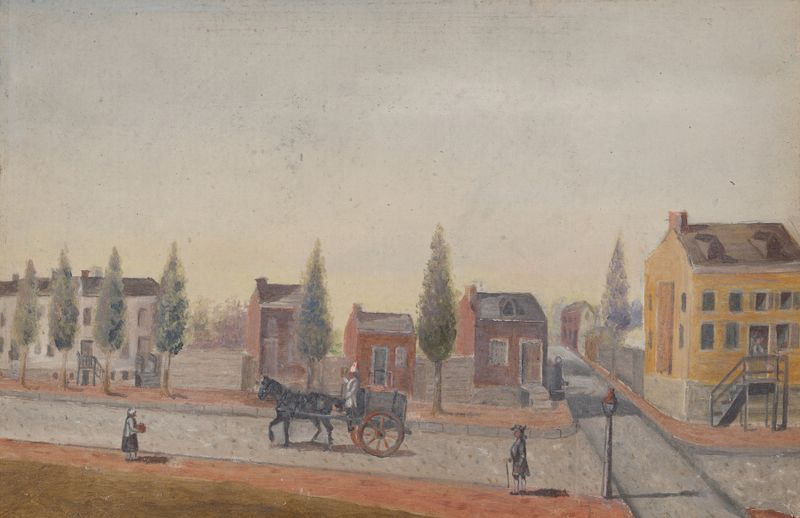 The Garbage Cart, oil on canvas by William P. Chappel, showing a cart filled with refuse.