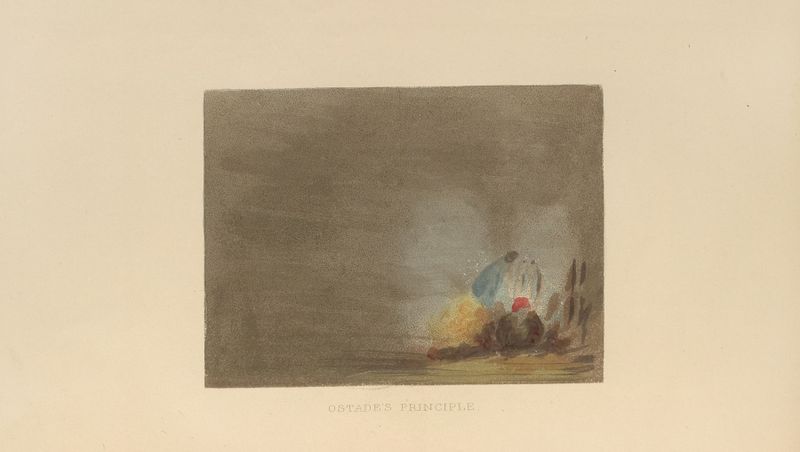 Figurative oil painting by Frank Howard depicting a cloaked figure in shadowy tones.