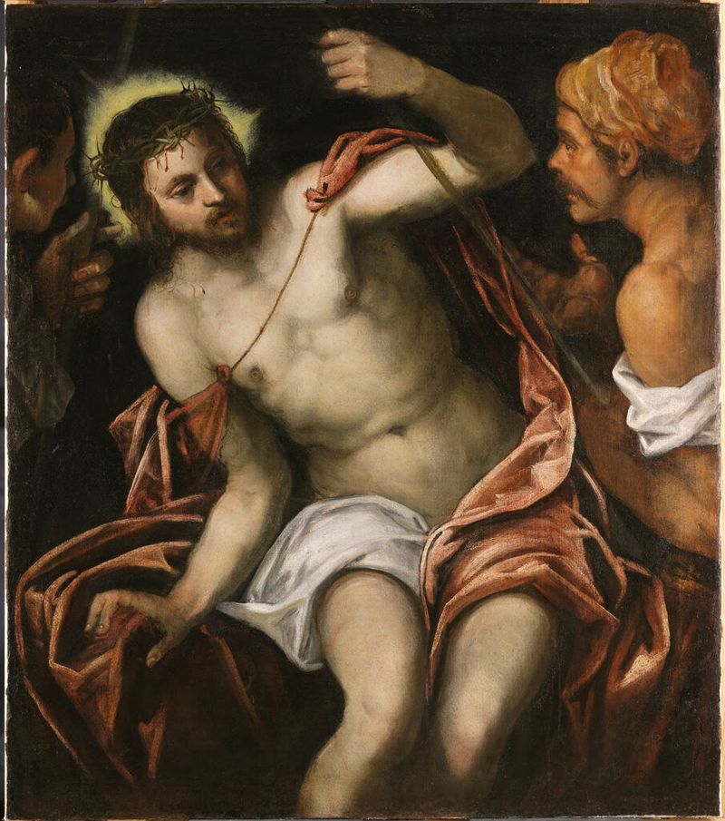 Christ Crowned with Thorns, oil on canvas by Domenico Tintoretto