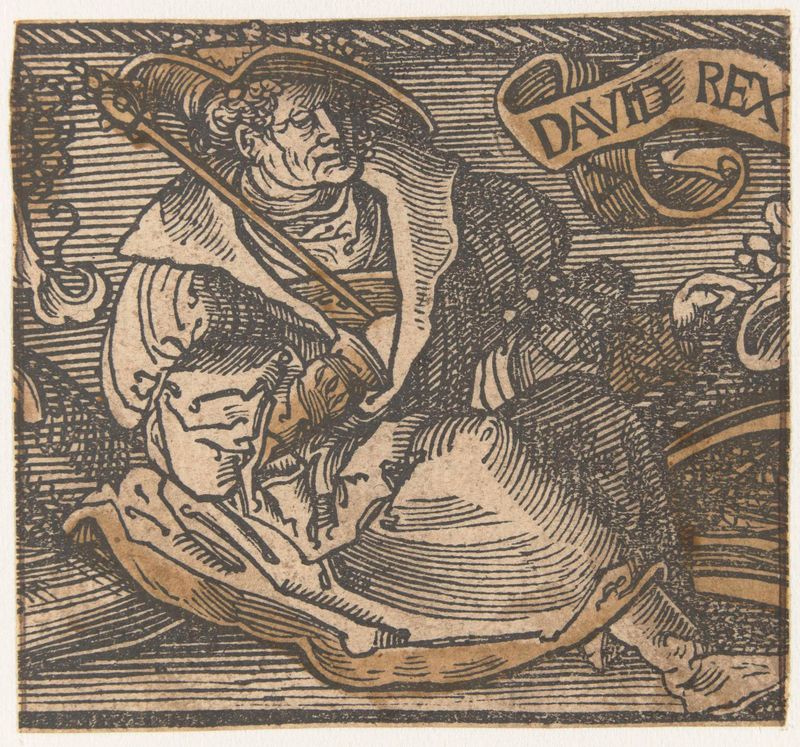 Retrato renacentista de un hombre regio con ropas opulentas de Unknown Artist