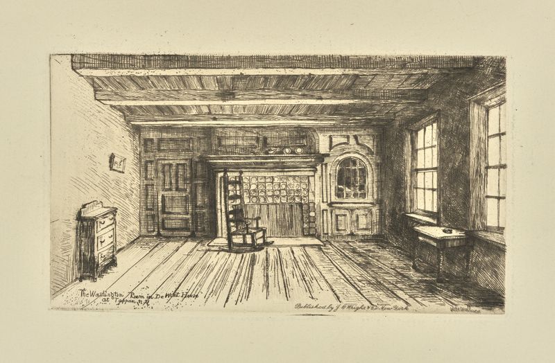 Interior scene with soft light by William Henry Wallace, 1890