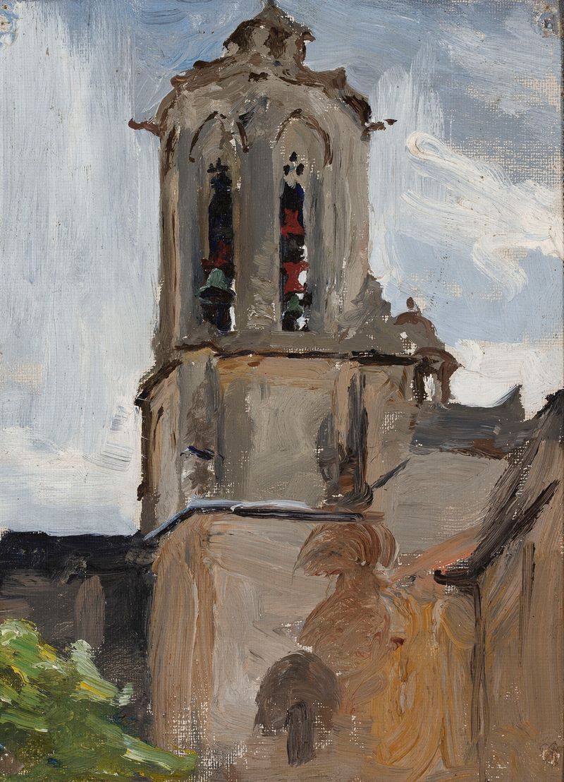 Paisagem de Tarragona, óleo sobre tela de Jan Ciągliński