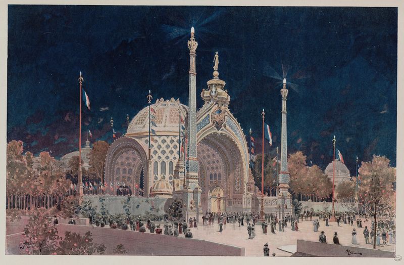 L’Exposition de Paris de 1900 La Porte Monumentale de Fédor Hoffbauer, medio desconocido