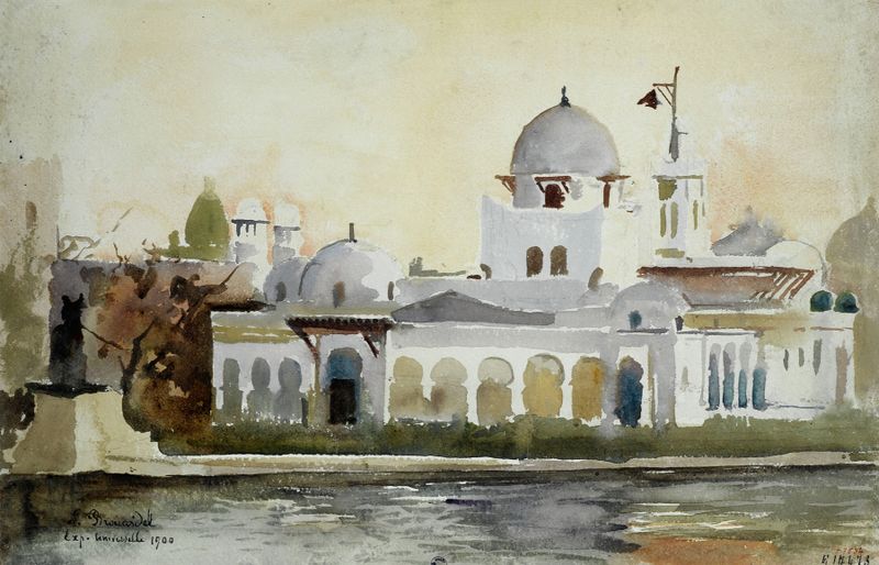 Architecture of the Turkish pavilion at the 1900 exposition by Laure Brouardel