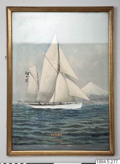 Obra figurativa de H. Shimidzu, 1922, con colores suaves y atmósfera etérea.