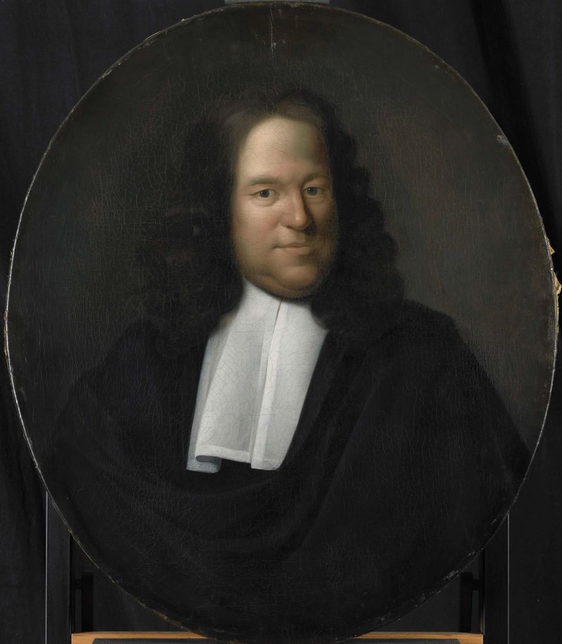 Portrait of Johan Kieviet, oil painting by Pieter van der Werff, depicting a man in historical attire.