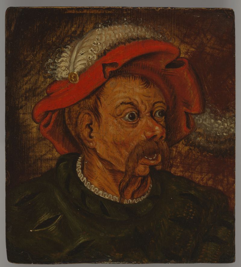 Portrait of a man with deep-set eyes, oil on panel by Pieter Bruegel the Elder