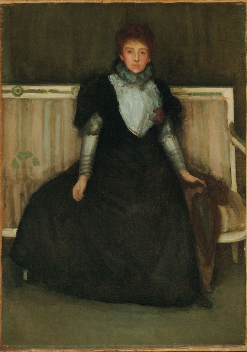 Retrato de Mrs. Walter Sickert en óleo sobre lienzo por James Abbott McNeill Whistler