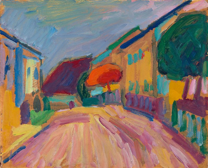 Paisaje de Alexej von Jawlensky, pintura al óleo