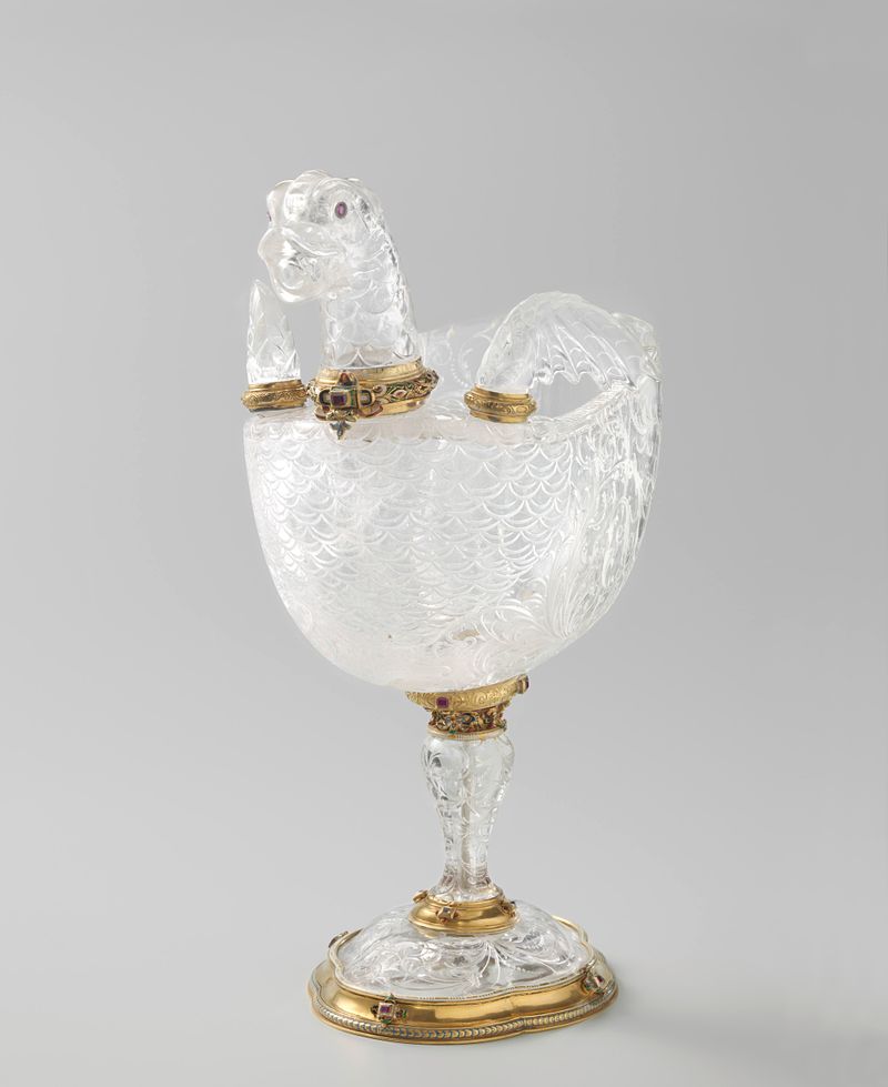 Vaso em forma de ganso, prata, Unknown Artist