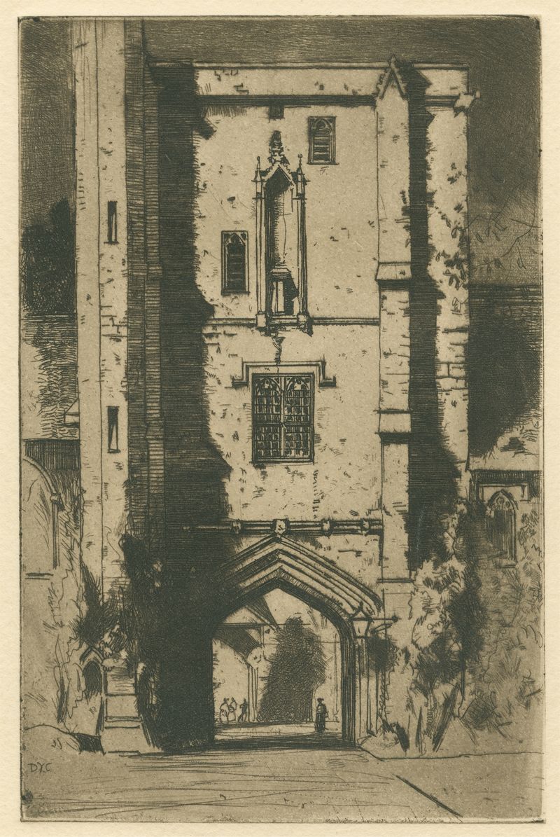 Beaufort’s Tower, St. Cross de David Young Cameron, paisaje Post-Impresionista