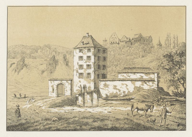 Obra figurativa de Johann Friedrich Wagner, pintura al óleo, Woerth