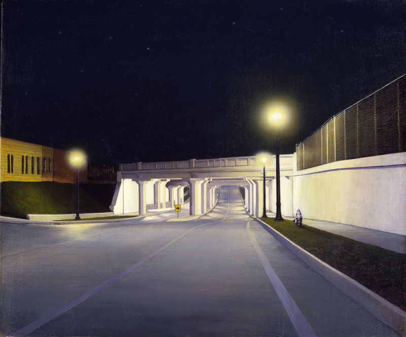 Underpass-New York, modernismo, meio desconhecido de Unknown Artist