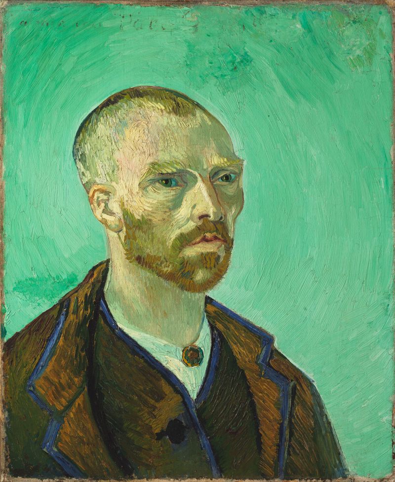 Autorretrato dedicado a Paul Gauguin, óleo sobre lienzo de Vincent van Gogh