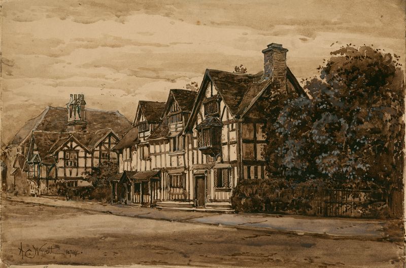 Victorian architecture of Shakespeare's birthplace by A.C. Wyatt