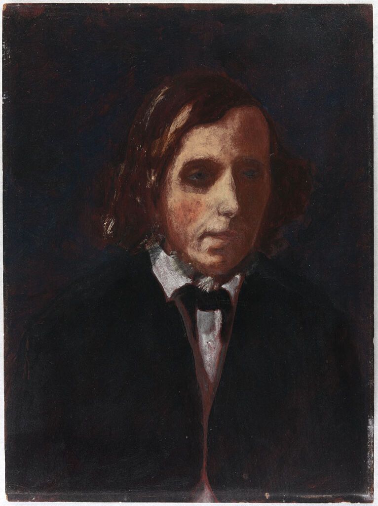 Retrato de Charles Timothy Brooks, óleo sobre painel por Sarah Hammond Palfrey