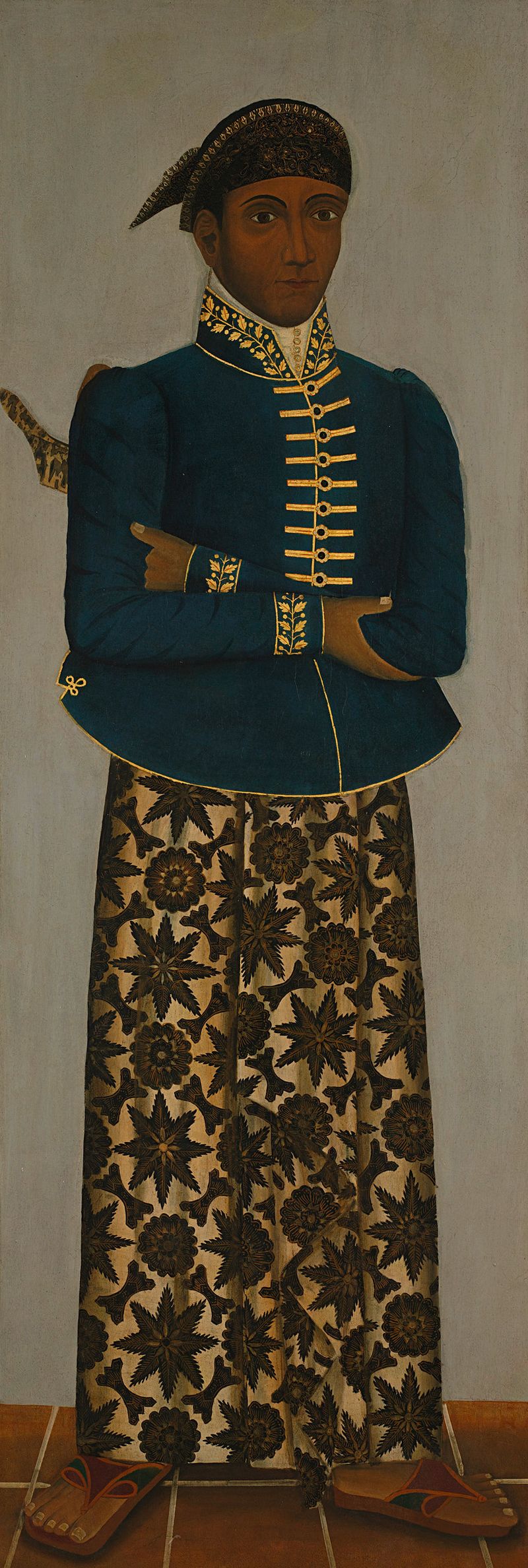 Retrato de Funcionários da Corte Javanesa, pintura de Unknown Artist
