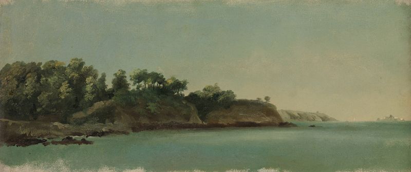 The Banks of the Rance, Brittany, oil on canvas by Pierre-Henri de Valenciennes