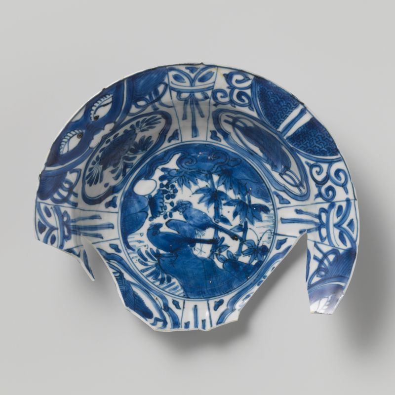 Fragmento de cerâmica de um prato de Unknown Artist, Dutch Golden Age