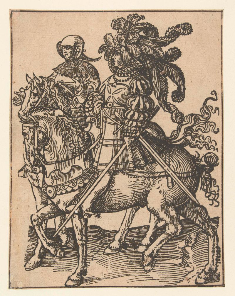 Retrato de Willem V e Albrecht, 1518, papel de Jacob Cornelisz van Oostsanen