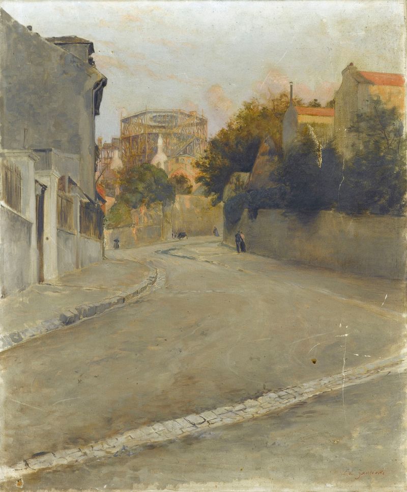 Le Sacré-Cœur en construction, architecture by Edouard Zawiski