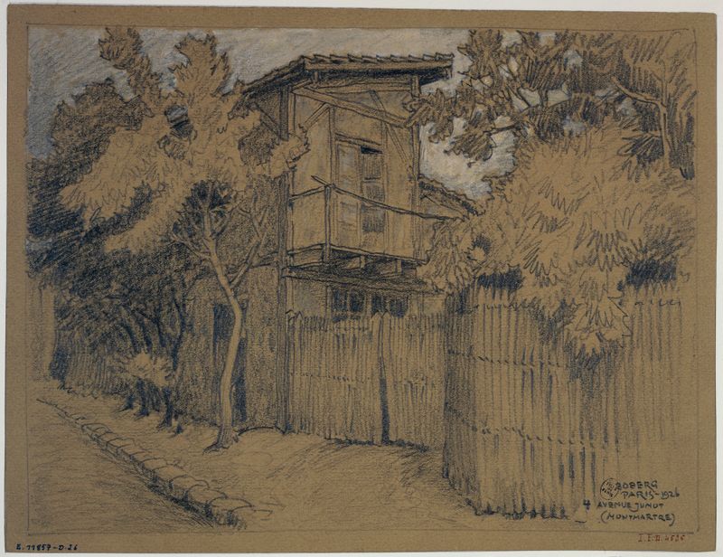 Arquitectura de una residencia parisina de Ferdinand Boberg, 1926, modernismo