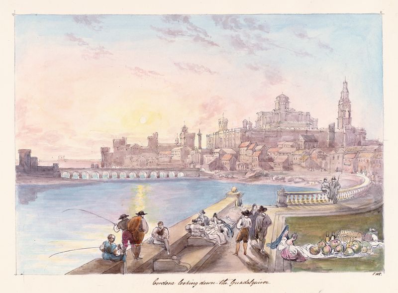 Cordora olhando para o Guadalquivir, Romantismo, de Charles Hamilton Smith
