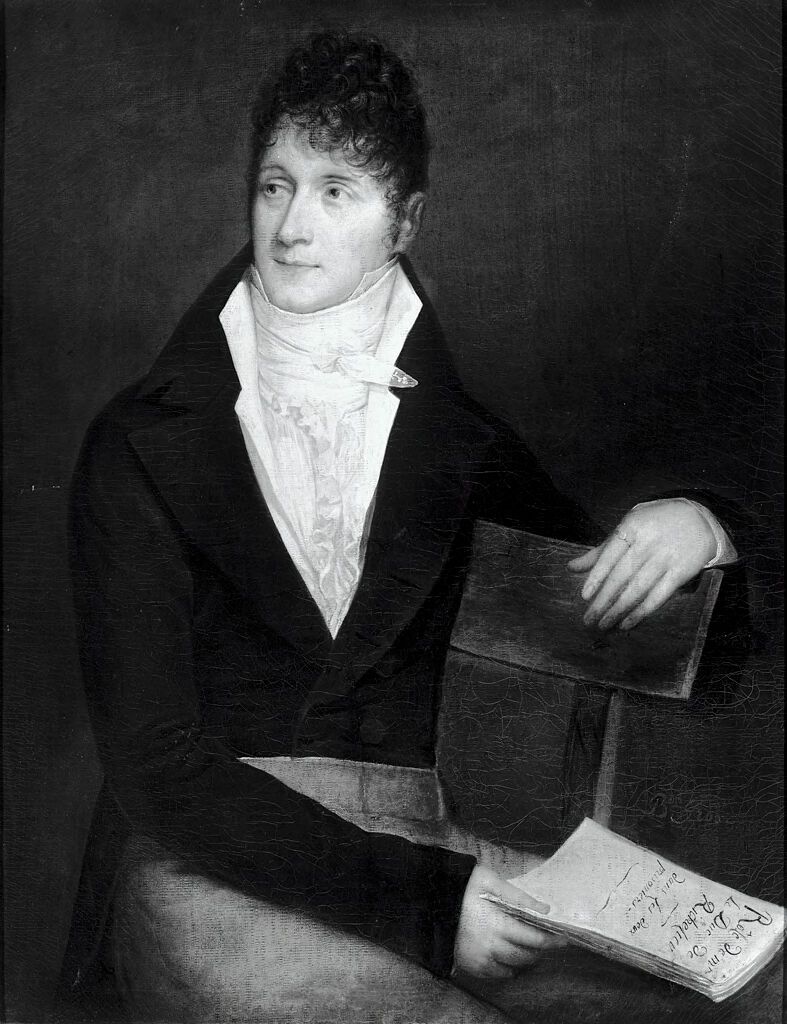 Retrato de um ator em traje, óleo sobre tela de um artista não identificado