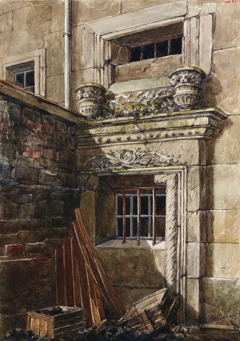 Architecture featuring a sculpted window by Henri Berthaut