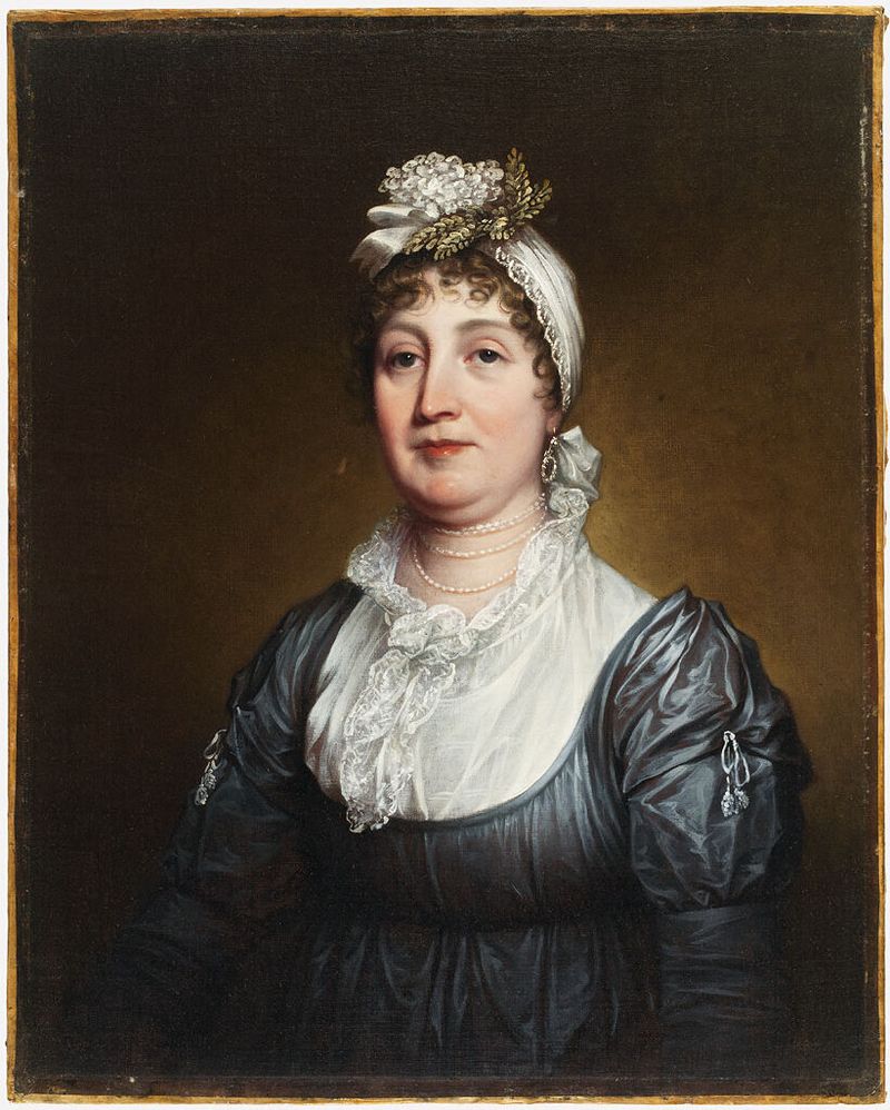 Portrait of Phebe Taylor Winthrop by John Trumbull, oil on canvas