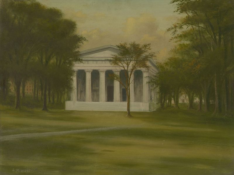 Arquitetura colonial americana do The Old State House por Louis Martin Wool