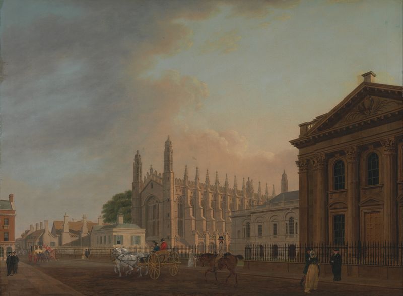 King’s Parade by Thomas Malton the Younger, depicting architecture in an unknown medium