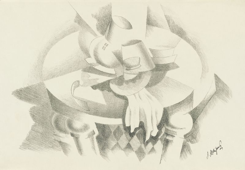 Abstract artwork by After Auguste Rodin, featuring swirling forms and emotional depth.