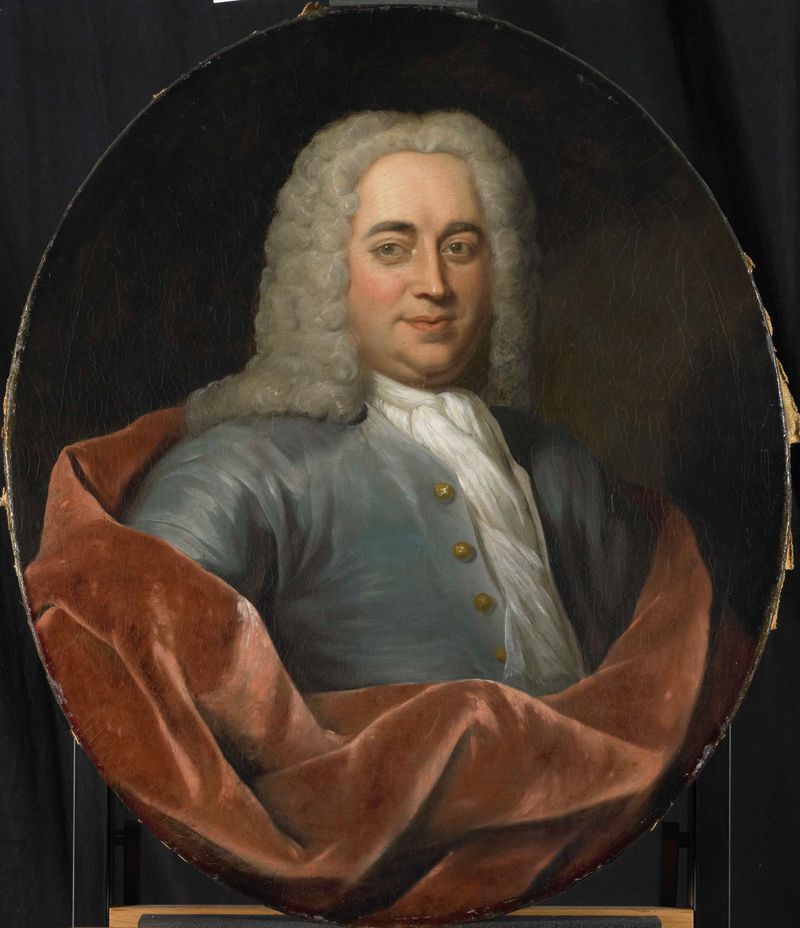 Portrait of Walter Senserff, oil painting by Jan Maurits Quinkhard