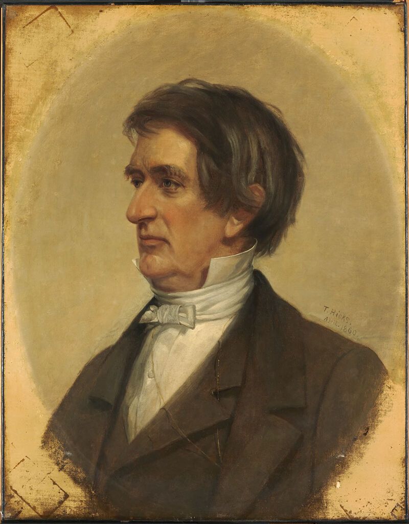 Portrait of William H. Seward, oil on canvas by Thomas Hicks