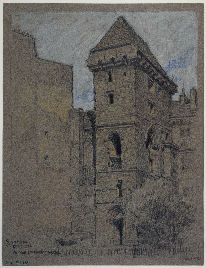 Arquitetura de La tour de Jean-sans-Peur de Ferdinand Boberg, 1926
