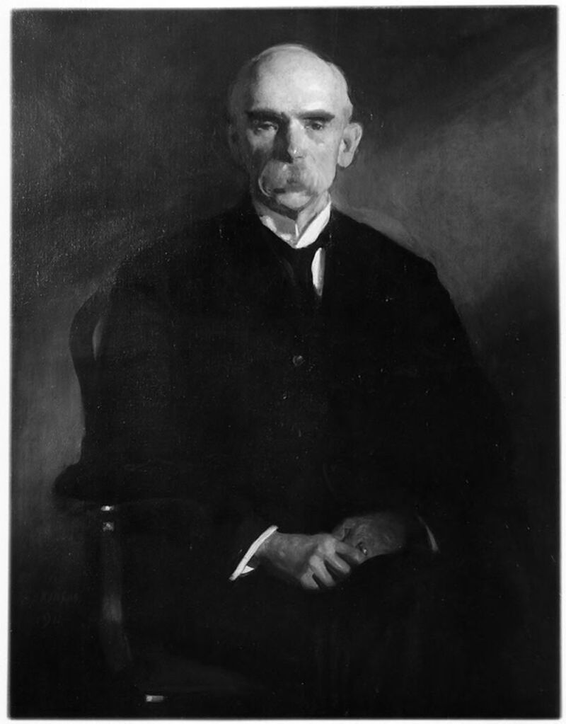 Portrait of George Herbert Palmer, oil on canvas by Charles Sydney Hopkinson