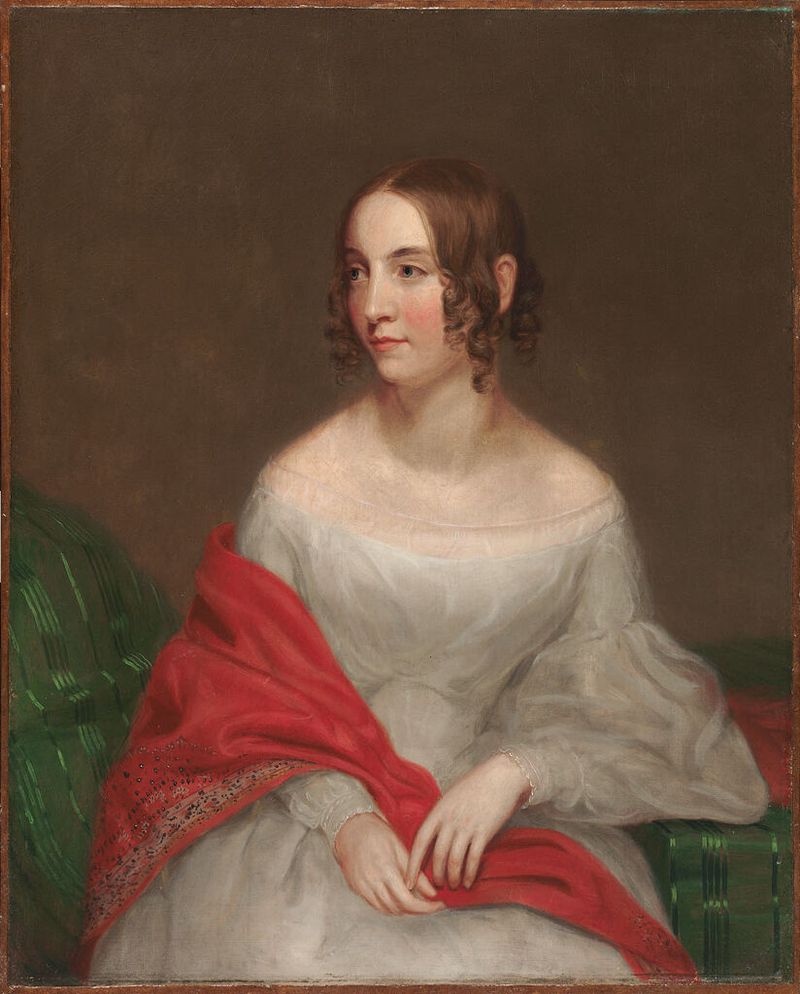 Retrato de Belinda Lull Randall, óleo sobre tela de Cephas Giovanni Thompson