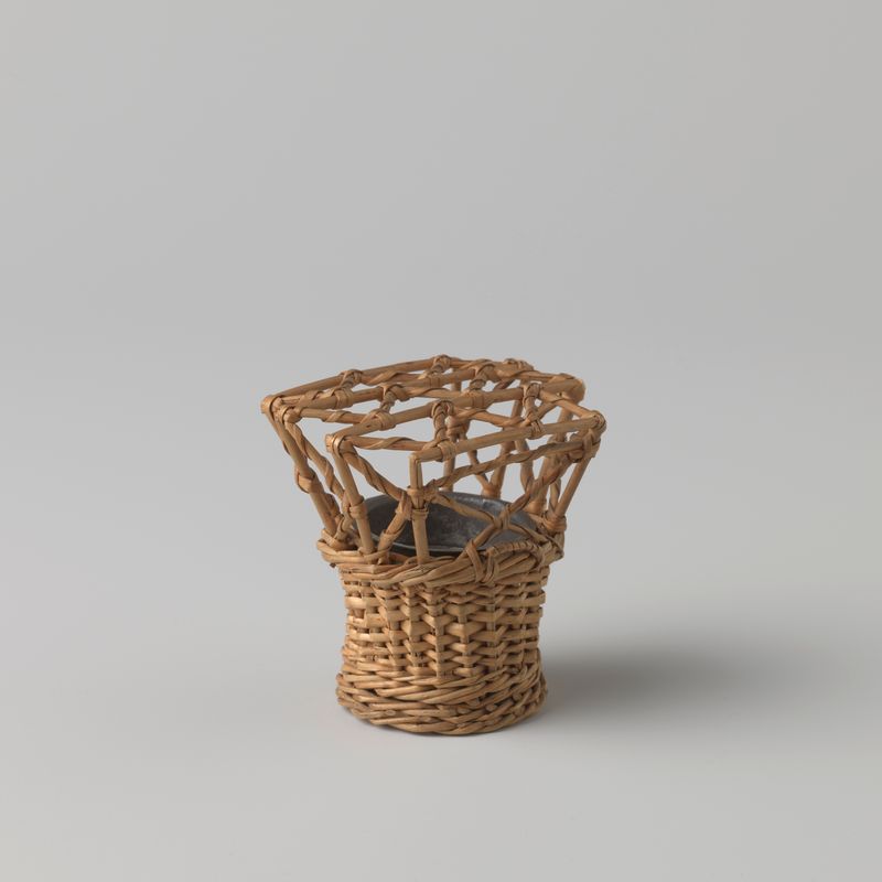 Cesta de fogo decorativa Rococó de Unknown Artist