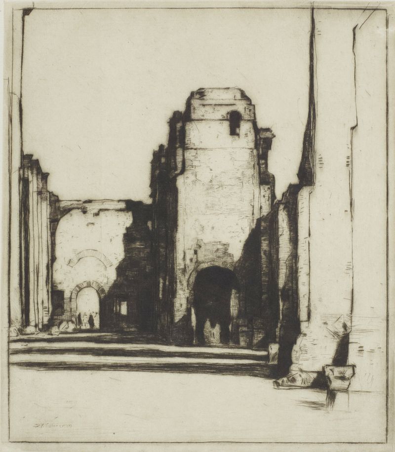 El Tepidarium de David Young Cameron, arquitectura, 1925