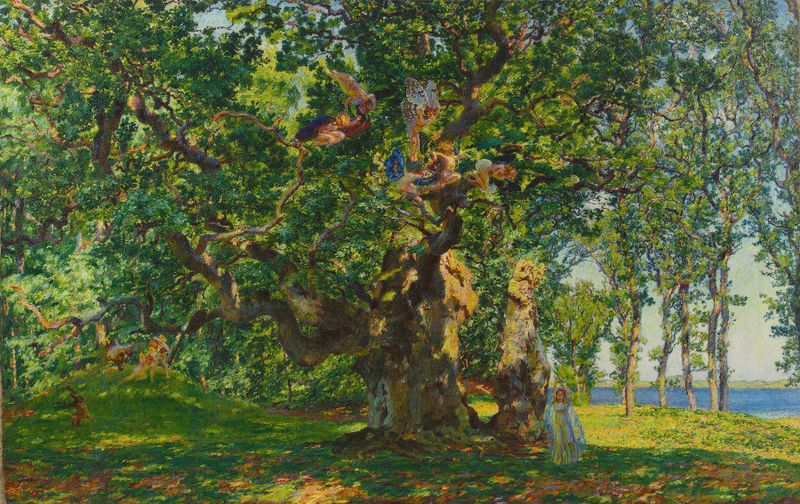 Summer Day de Martin Brandenburg, impresionismo, representando luz sobre un paisaje vibrante