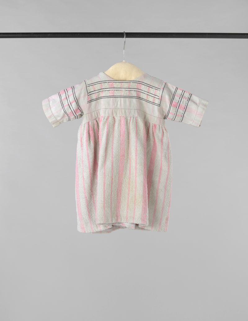 Figurative textile piece by Harmina Catharina Baruch-Ponstijn, made from a striped towel.