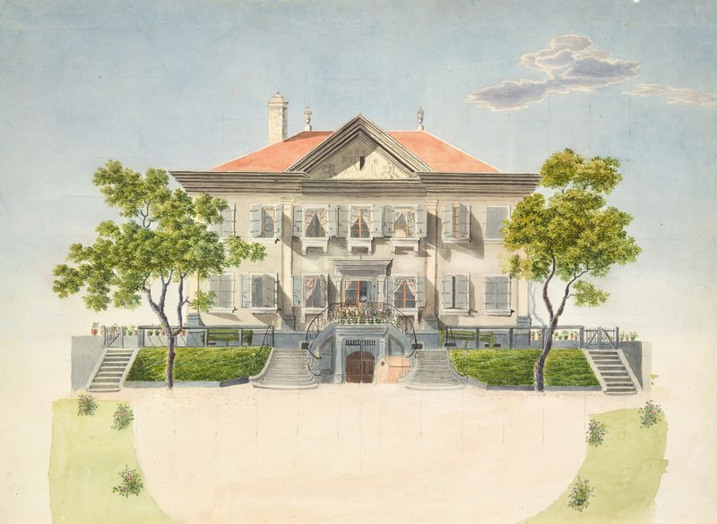 Arquitectura de Maison patricienne fribourgeoise de Gabriel Lory the Younger, medio desconocido