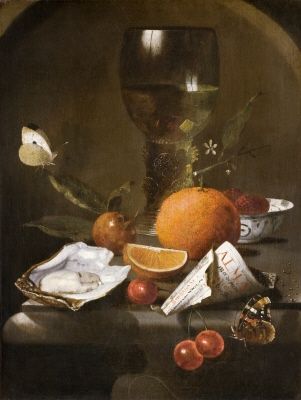Pintura figurativa al óleo de Martinus Nellius con sombras inquietantes y tonos oscuros.