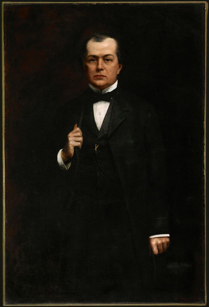 Retrato de Walter Hastings, óleo sobre lienzo de Robert Hinckley