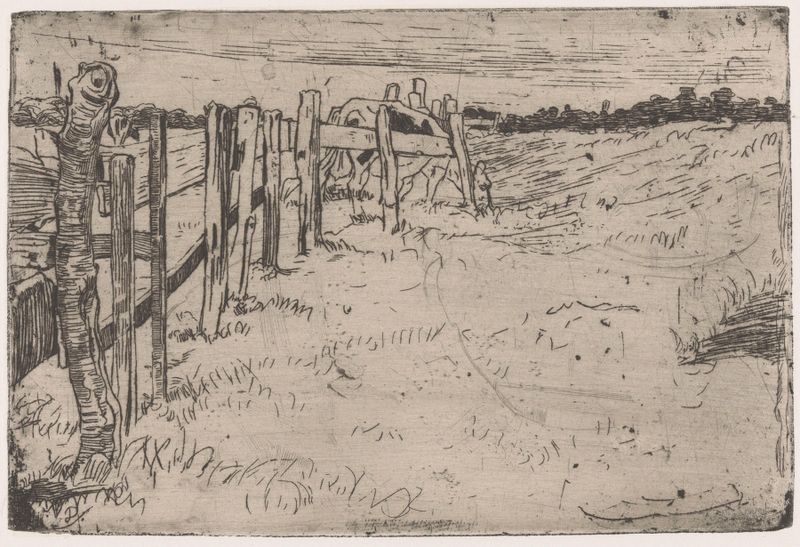 Realism artwork of a cow grazing in a lush pasture by Pieter Dupont