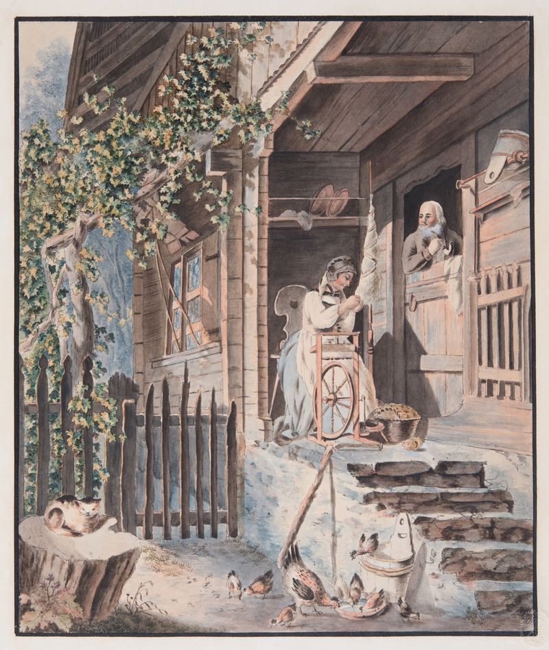 Philemon & Baucis de Franz Niklaus König, expresionismo, figuras entrelazadas