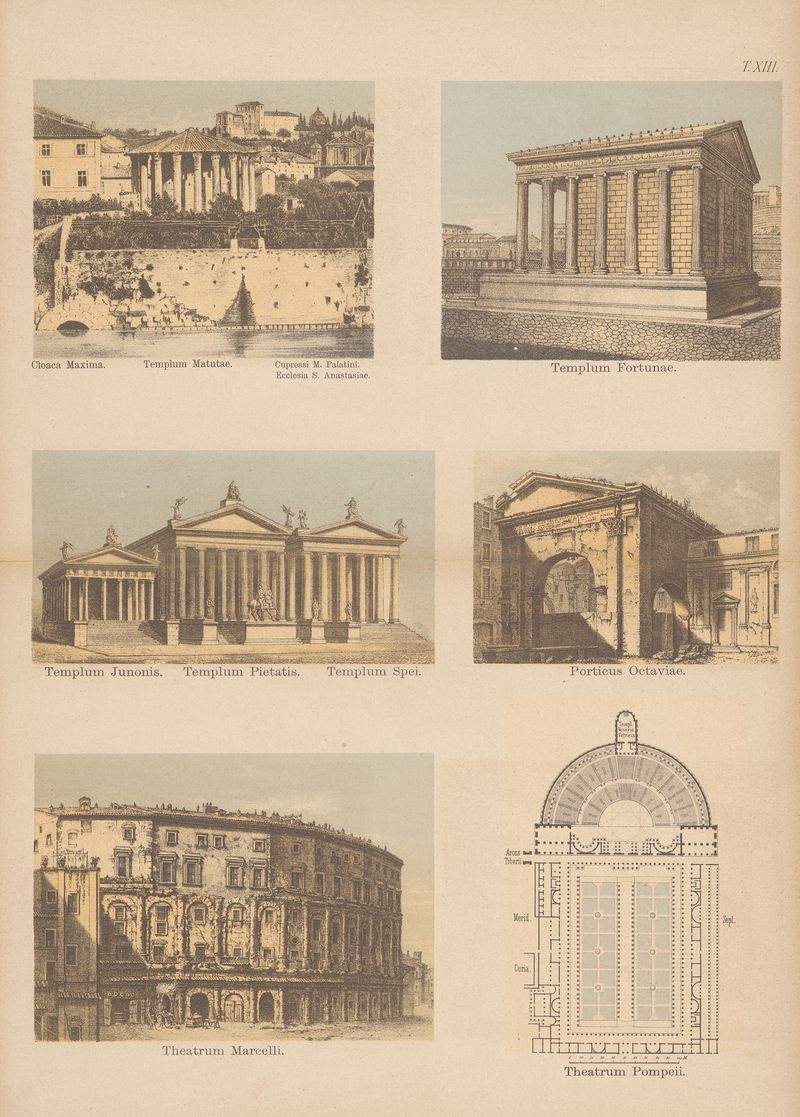 Templum Matutae by Christoph Ziegler, depicting ancient architecture in an unknown medium
