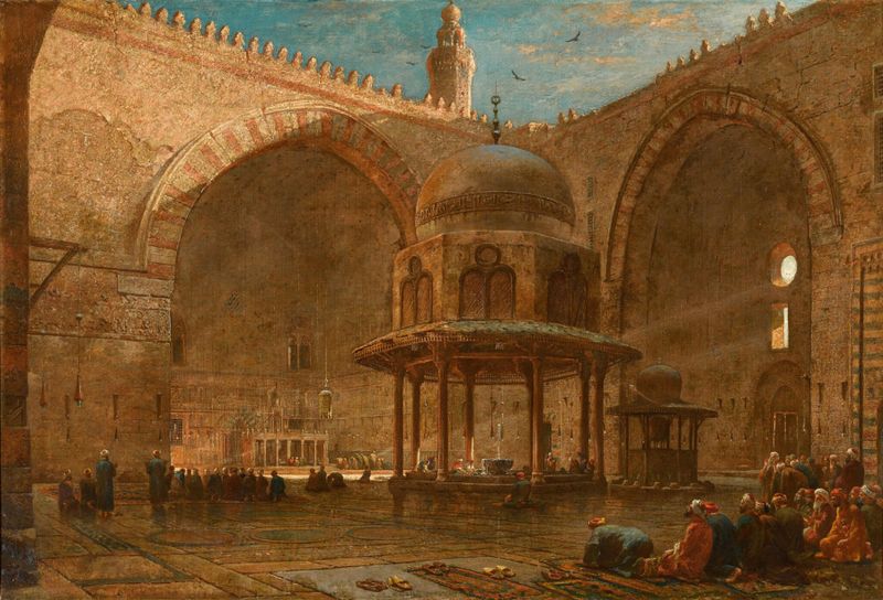 The Mosque of Sultan Hassan, Islamic Art by Edward Angelo Goodall