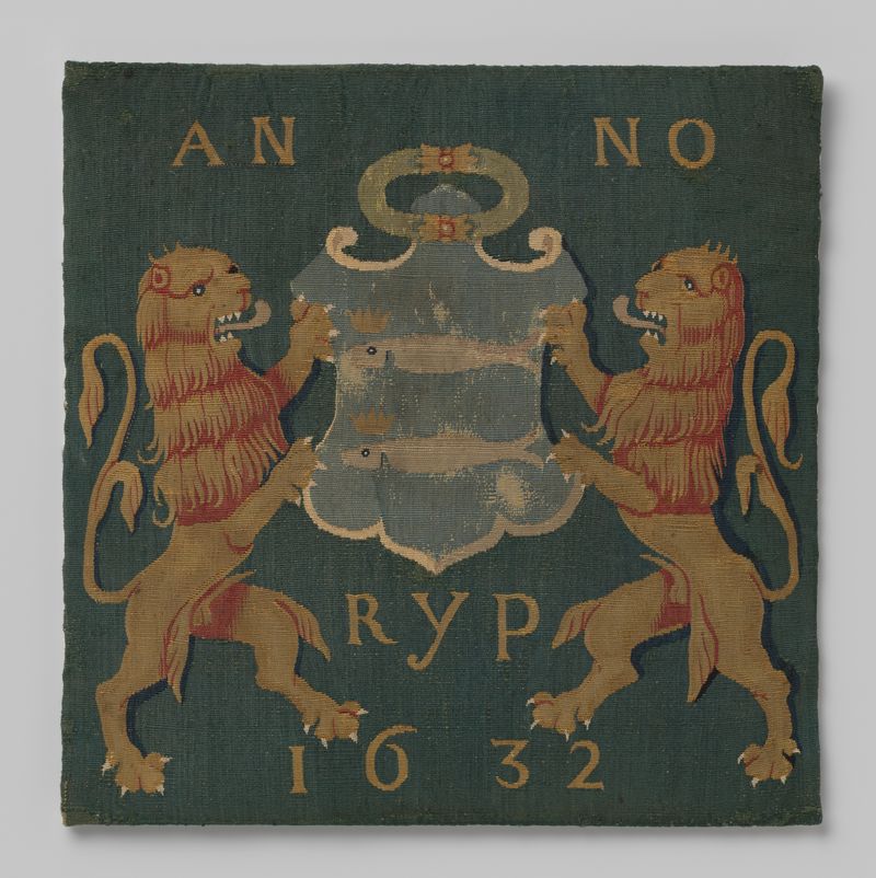Tapiz con el escudo de armas de De Rijp, Unknown Artist
